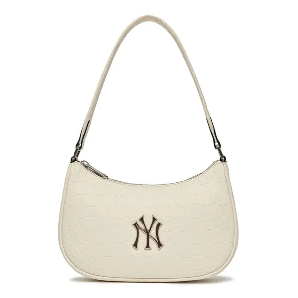 T&uacute;i đeo vai MLB Embossed Hobo Bag 3ABQS022N-50CRS đẹp