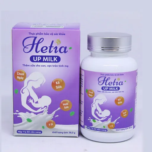 Vi&ecirc;n Nang Lợi Sữa Hetia Upmilk, Hỗ Trợ Tăng Tiết Sữa