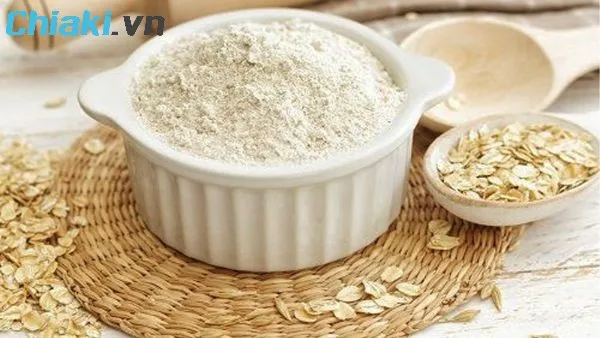 bột yến mạch l&agrave; thực phẩm gi&agrave;u canxi cho b&agrave; bầu