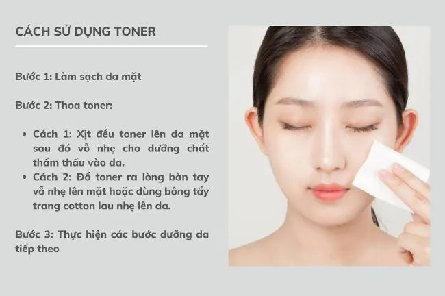 C&aacute;ch d&ugrave;ng toner Nhật tại nh&agrave; đạt hiệu quả cao