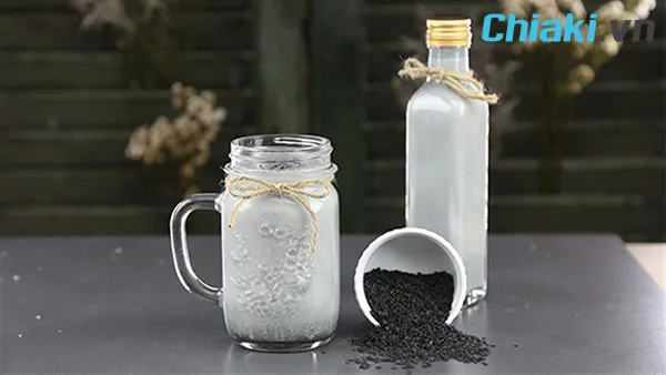 C&aacute;ch nấu sữa m&egrave; đen với m&aacute;y l&agrave;m sữa hạt
