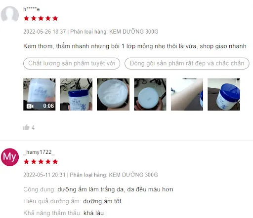 Đ&aacute;nh gi&aacute; từ người d&ugrave;ng