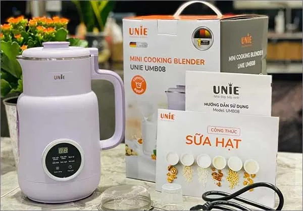 Review m&aacute;y xay sữa hạt Unie UMB08