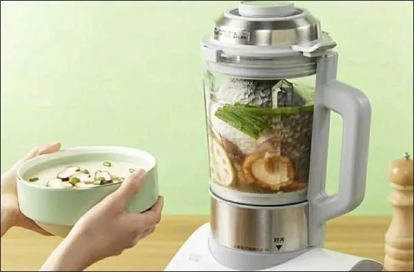 Nấu ch&aacute;o bằng m&aacute;y l&agrave;m sữa hạt