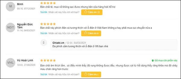 review b&agrave;n chải điện oral b vitality