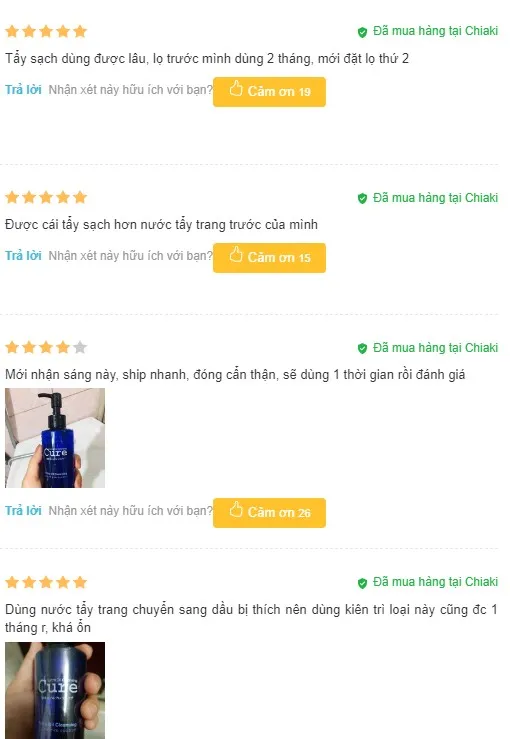 Review Dầu tẩy trang dịu nhẹ của Nhật Cure Extra Oil Cleansing