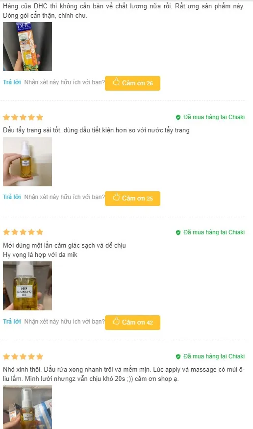 Review Dầu tẩy trang Nhật DHC DEEP Cleansing Oil