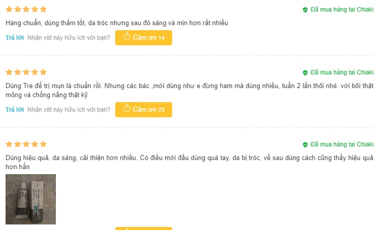 Đ&aacute;nh gi&aacute; từ người d&ugrave;ng