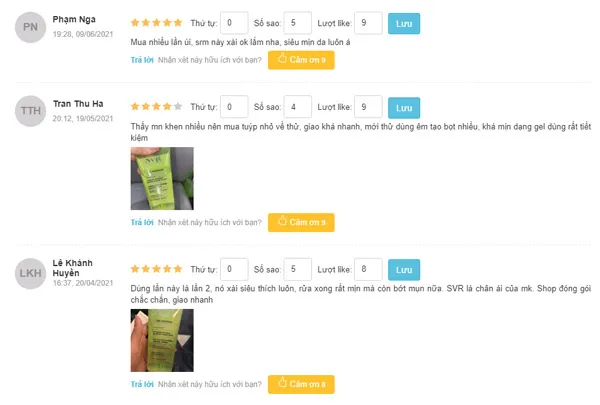 Review sữa rửa mặt cho da mụn SVR