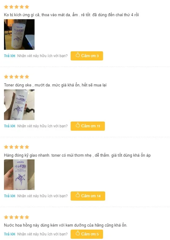 Review Toner &Yacute; Dĩ Nhật Naturie Hatomugi Skin Conditioner