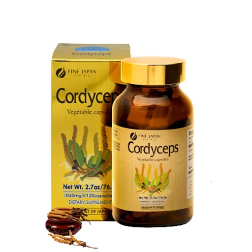 Vi&ecirc;n Uống Đ&ocirc;ng Tr&ugrave;ng Hạ Thảo Nhật Bản Fine Japan Cordyceps 120 Vi&ecirc;n