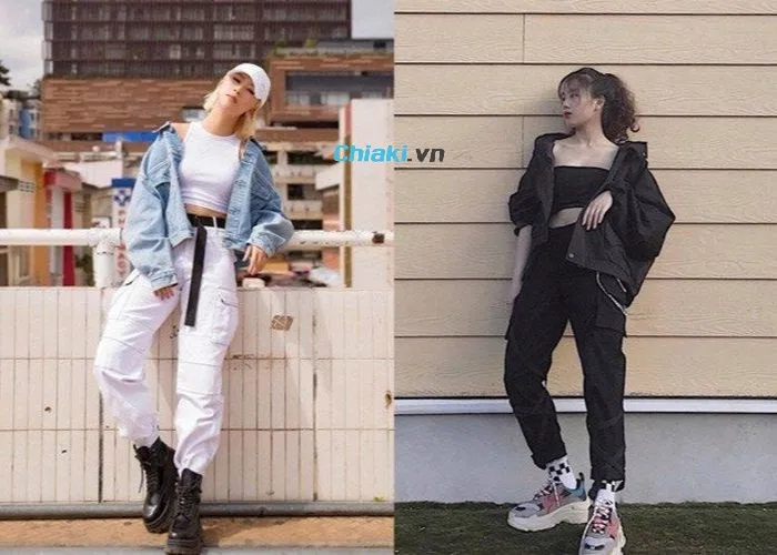 phối đồ với gi&agrave;y jordan 4 nữ c&ugrave;ng quần Jogger v&agrave; Jacket