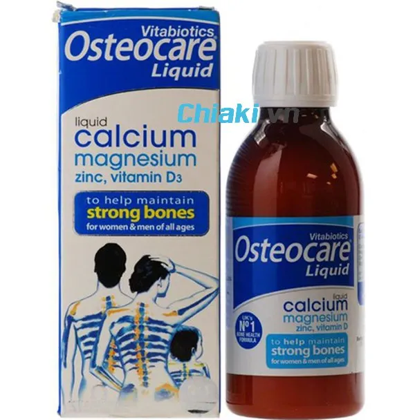 h&agrave;m lượng canxi cho b&agrave; bầu, Canxi Osteocare Original dạng nước