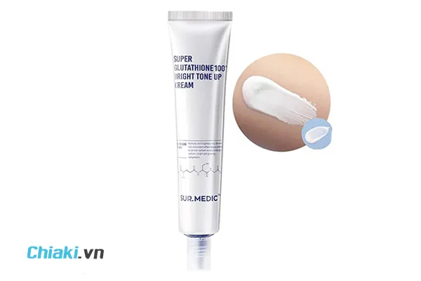 Kem Hỗ Trợ Dưỡng Trắng N&acirc;ng T&ocirc;ng Da Sur.Medic Super Glutathione