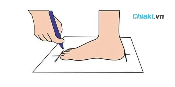Hướng dẫn c&aacute;ch đo size ch&acirc;n để chọn ra size gi&agrave;y ch&iacute;nh x&aacute;c