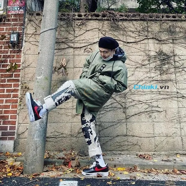 Phối đồ với Nike Air Force 1 Para noise