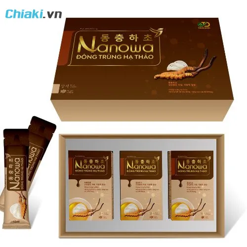 Qu&agrave; biếu Tết đ&ocirc;ng tr&ugrave;ng hạ thảo cao cấp dạng nước