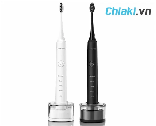 review b&agrave;n chải điện Lock&Lock về thiết kế