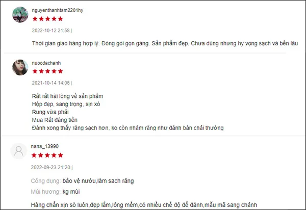 review b&agrave;n chải điện Lock&Lock từ kh&aacute;ch h&agrave;ng