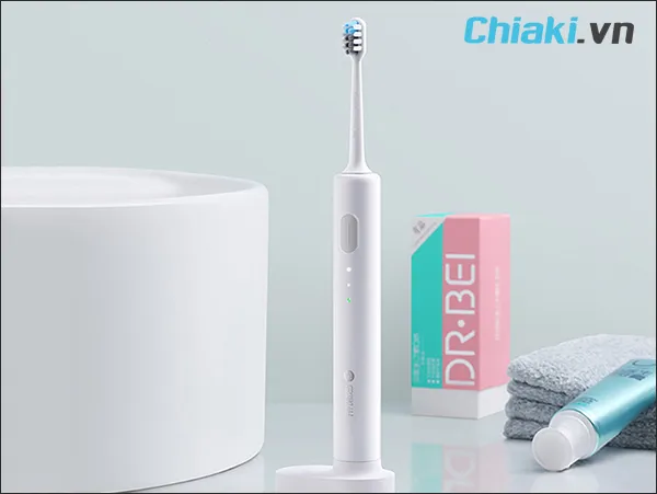 review thực tế b&agrave;n chải điện xiaomi dr bei