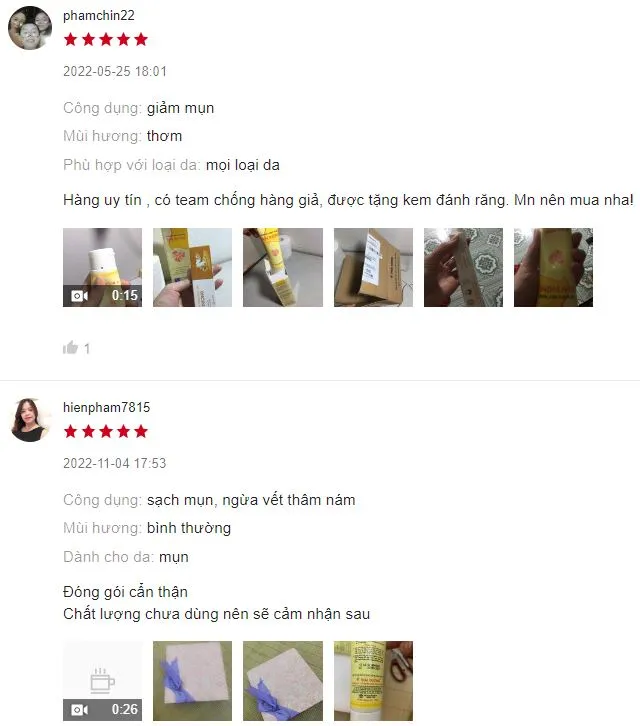 Nhận x&eacute;t/ đ&aacute;nh gi&aacute; từ người d&ugrave;ng