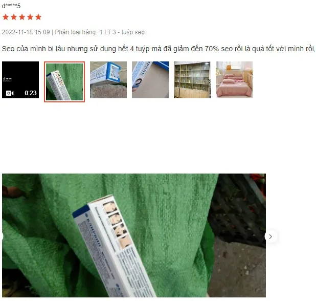 Review kem trị sẹo Klirvin