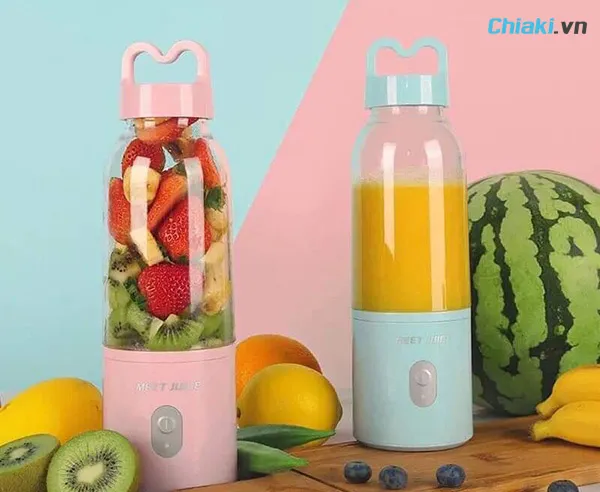Review m&aacute;y xay sinh tố thương hiệu Meet Juice