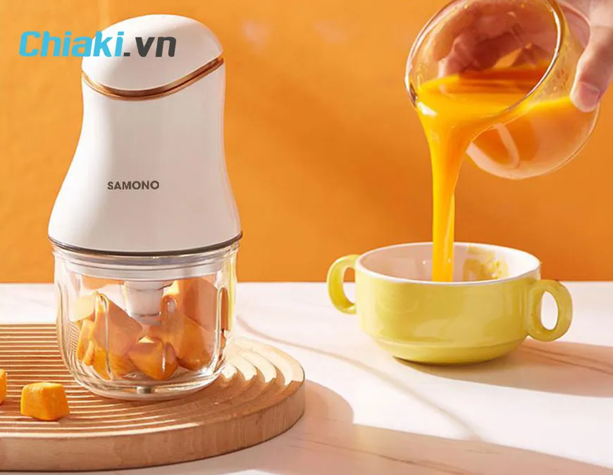 review m&aacute;y xay sinh tố mini