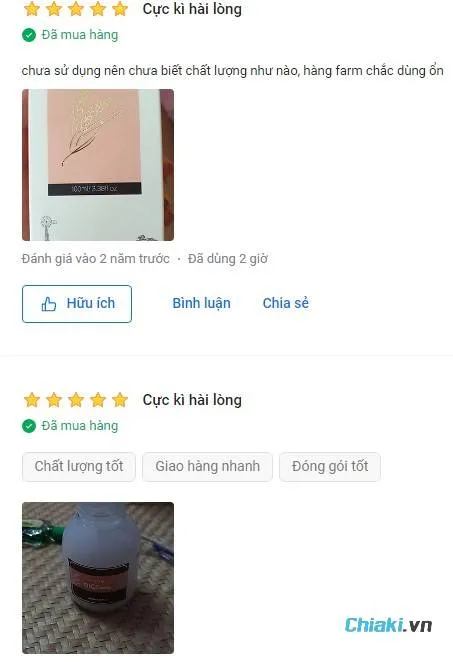 Review Toner nước vo gạo Farm Rice Extract