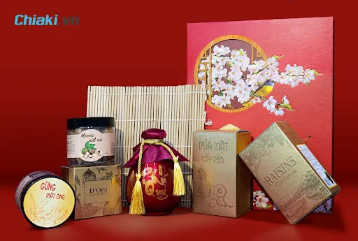 Set qu&agrave; biếu Tết độc đ&aacute;o, s&aacute;ng tạo