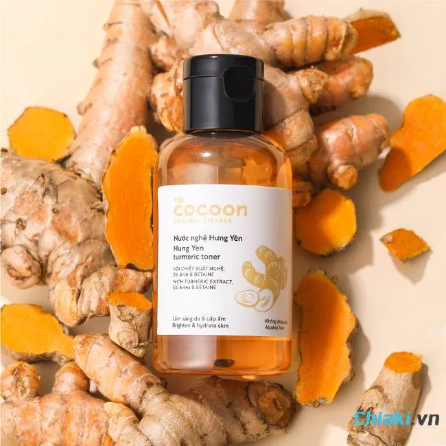 Toner Cocoon AHA 5% Nghệ Hưng Y&ecirc;n
