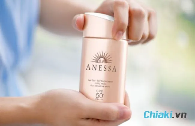 C&aacute;ch d&ugrave;ng kem chống nắng Anessa cho da nhạy cảm