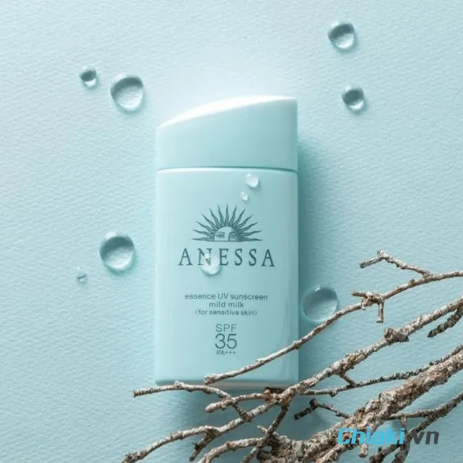 Kem chống nắng Anessa Essence UV Sunscreen Mild Milk cho da kh&ocirc;