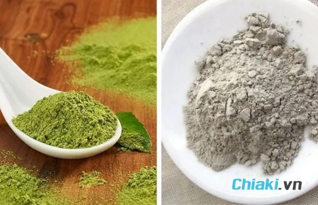 Mặt nạ b&ugrave;n tr&agrave; xanh