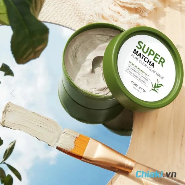 Mặt nạ đất s&eacute;t tr&agrave; xanh Some By Mi