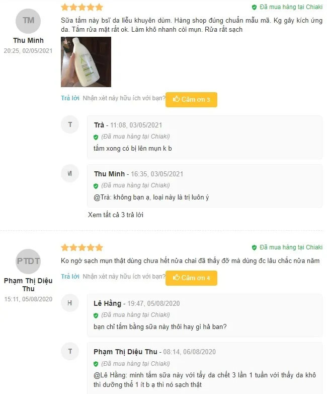 Review Sữa tắm trị mụn lưng, vi&ecirc;m nang l&ocirc;ng Aderma Ph&aacute;p&nbsp;