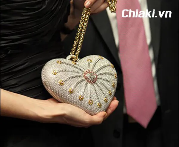 t&uacute;i x&aacute;ch cực đắt thế giới Mouawad 1001 Night Diamond Purse