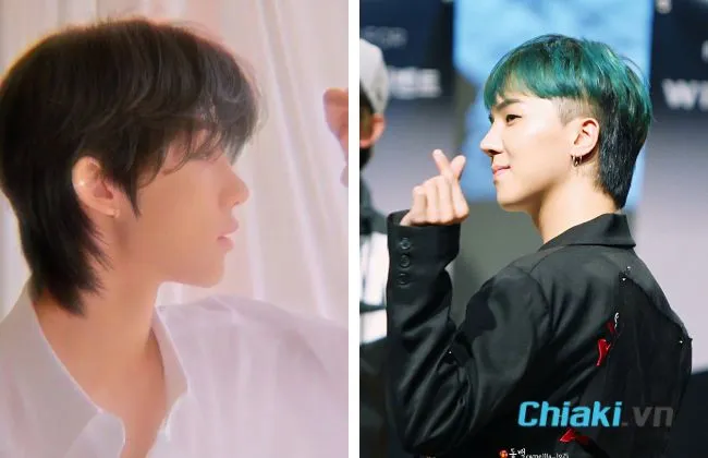 Kiểu t&oacute;c layer mullet nam H&agrave;n Quốc