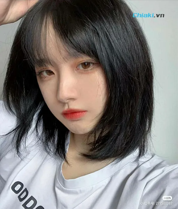 T&oacute;c lob tỉa layer medium length