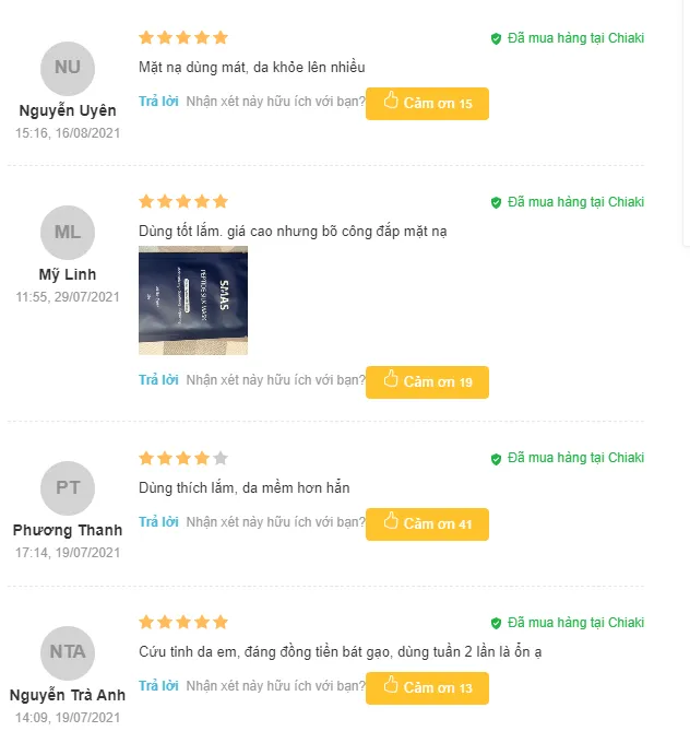 Đ&aacute;nh gi&aacute; mặt nạ SMAS từ người d&ugrave;ng