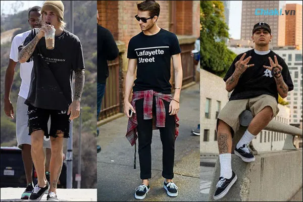 Phối đồ với gi&agrave;y Vans Era cho nam