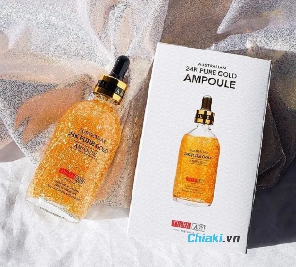 Tinh chất dưỡng da v&agrave;ng 24k TheraLady Australian 24k Pure Gold