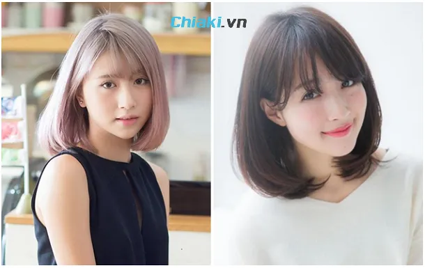 Kiểu t&oacute;c cho người t&oacute;c d&agrave;y ngắn uốn c&uacute;p đu&ocirc;i