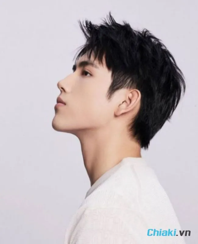 T&oacute;c mullet layer nam học sinh