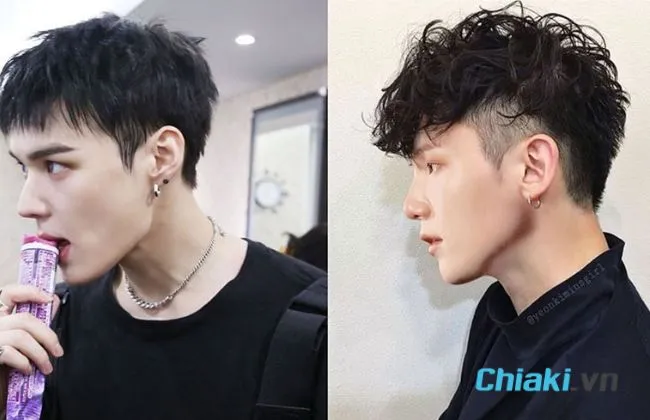 T&oacute;c mullet layer nam ngắn