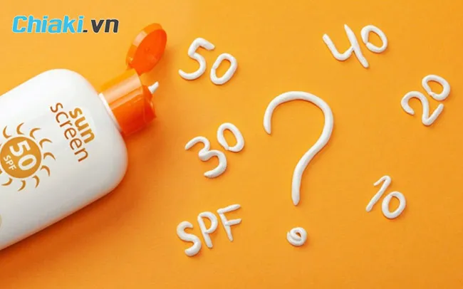 Chọn kem chống nắng chống nước theo chỉ số SPF