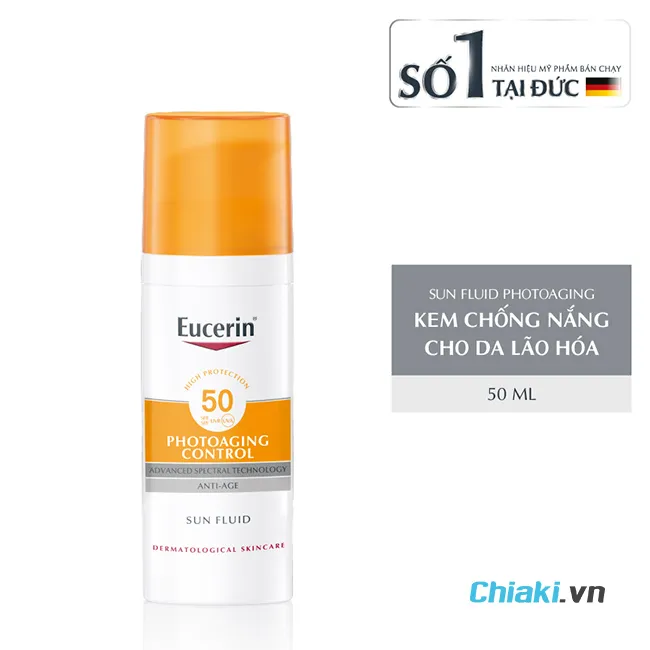 Kem chống nắng của Đức Eucerin Photoaging Control
