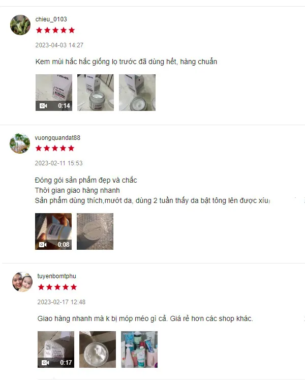 đ&aacute;nh gi&aacute; của chị em về kem dưỡng trắng da mặt h&agrave;n quốc