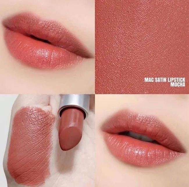 Son m&agrave;u cam đất MAC Satin Mocha