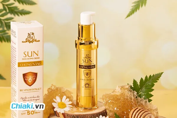 Kem Chống Nắng Nọc Ong Collagen X3